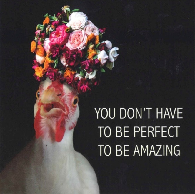 Positive Affirmation Card | You Don't Have to be Perfect to be Amazing